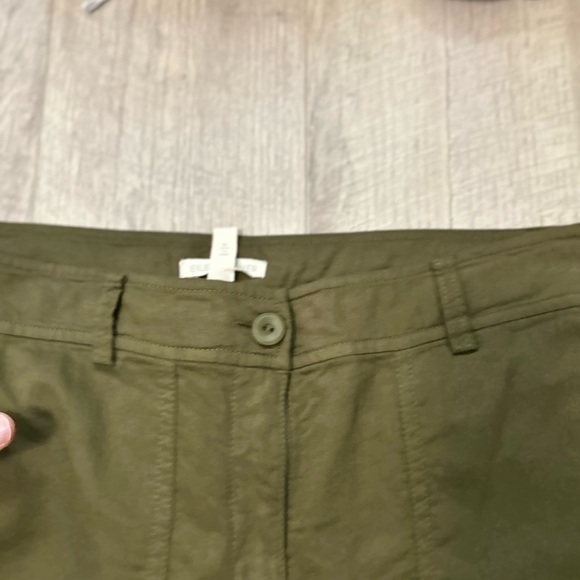 Eileen Fisher Olive Green Pants - Picture 4 of 10